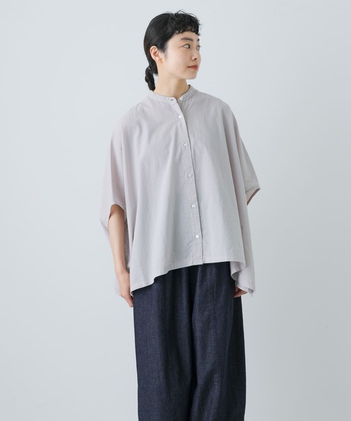 かぐれ（カグレ）の「コットンスクエアポンチョシャツ（シャツ