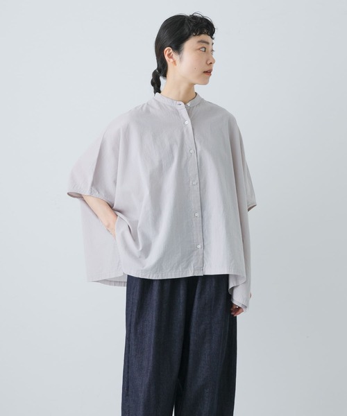 【新品】plage ポンチョ ブラウス グレー Plage: 新品タグ付ポンチョブラウス グレー