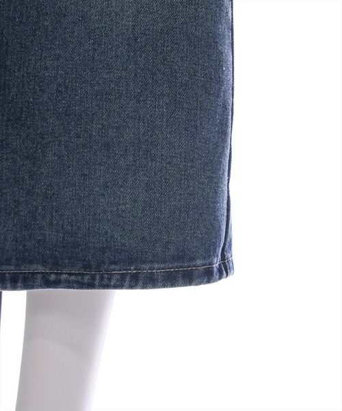 clear（クリア）の「【低身長サイズ有】スリット入りデニムスカート [美シルエット ヴィンテージライク カジュアル]≪再入荷≫（デニムスカート・レディース・ブルー/ブラック/ライトブルー・S/M/XS）」の11枚目の写真