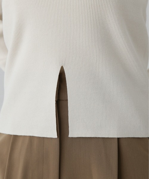 N.（N. Natural Beauty Basic）（エヌエヌナチュラルビューティーベーシック）の「◆アメスリタンク＆Vネックニットセット（ニット/セーター・レディース・ブラウン/ブラック/オフホワイト・MEDIUM）」の19枚目の写真