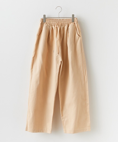 ROOPTOKYO(ループトウキョウ)の「ルーズシルエット ワイドチノパンツ(チノパンツ・メンズ・ベージュ/ブラック・L/XL/M)」の1枚目の写真