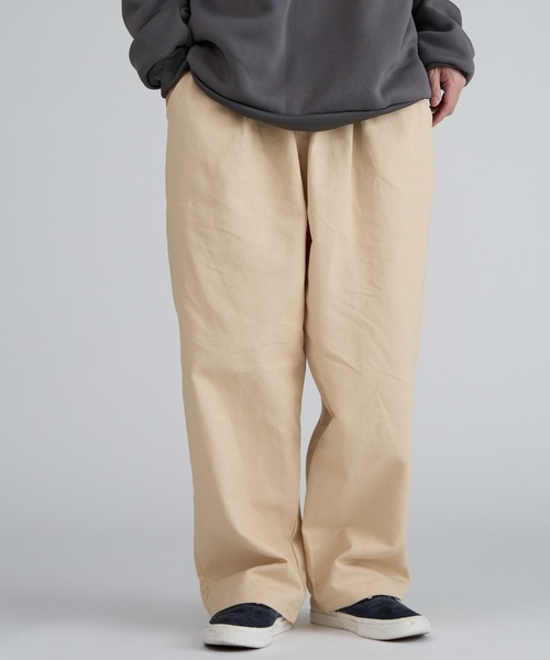 ROOPTOKYO(ループトウキョウ)の「ルーズシルエット ワイドチノパンツ(チノパンツ・メンズ・ベージュ/ブラック・L/XL/M)」の16枚目の写真