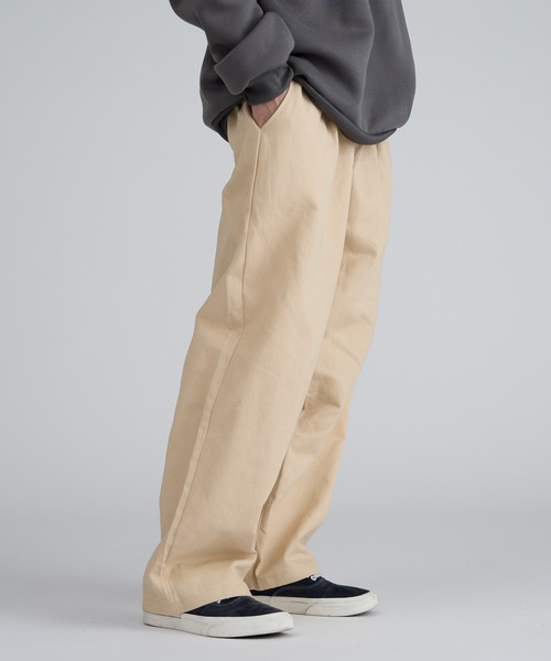 ROOPTOKYO(ループトウキョウ)の「ルーズシルエット ワイドチノパンツ(チノパンツ・メンズ・ベージュ/ブラック・L/XL/M)」の17枚目の写真