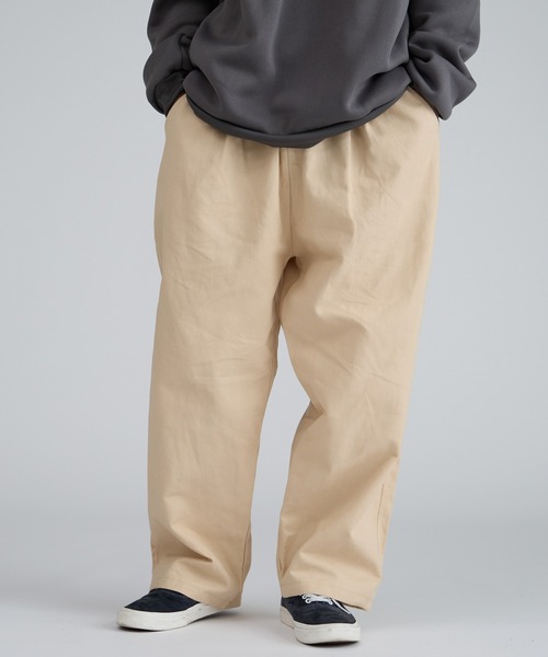 ROOPTOKYO(ループトウキョウ)の「ルーズシルエット ワイドチノパンツ(チノパンツ・メンズ・ベージュ/ブラック・L/XL/M)」の21枚目の写真