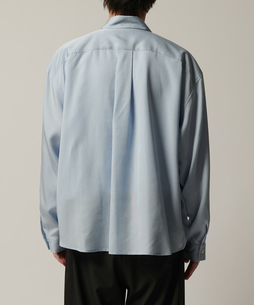 Lui's(ルイス)の「ダブルポケットリヨセルシャツ(シャツ/ブラウス・メンズ・ブラック/サックスブルー・FREE)」の17枚目の写真
