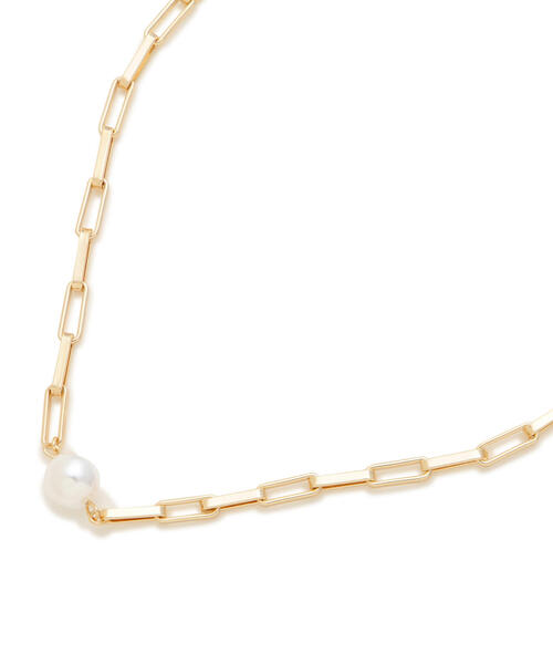 EDIT COLOGNE（エディットコロン）の「パールパーツネックレス（ネックレス・レディース・ゴールド・ﾌﾘ-）」の3枚目の写真