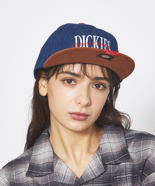 Dickies（ディッキーズ）の「【DICKIES/ディッキーズ】EX 6PANEL DENIM BB CAP ６パネルデニムキャップ（キャップ・メンズ・インディゴブルー/ホワイト/ブルー/ブラック・フリー）」の3枚目の写真
