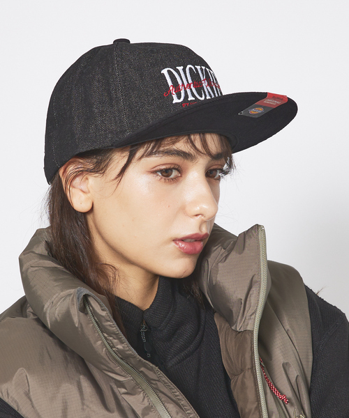 Dickies（ディッキーズ）の「【DICKIES/ディッキーズ】EX 6PANEL DENIM BB CAP ６パネルデニムキャップ（キャップ・メンズ・インディゴブルー/ホワイト/ブルー/ブラック・フリー）」の2枚目の写真