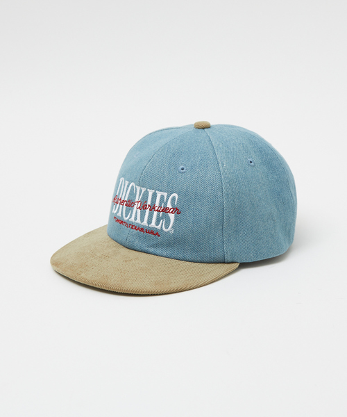 Dickies（ディッキーズ）の「【DICKIES/ディッキーズ】EX 6PANEL DENIM BB CAP ６パネルデニムキャップ（キャップ・メンズ・インディゴブルー/ホワイト/ブルー/ブラック・フリー）」の6枚目の写真