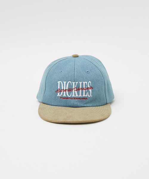 Dickies（ディッキーズ）の「【DICKIES/ディッキーズ】EX 6PANEL DENIM BB CAP ６パネルデニムキャップ（キャップ・メンズ・インディゴブルー/ホワイト/ブルー/ブラック・フリー）」の7枚目の写真