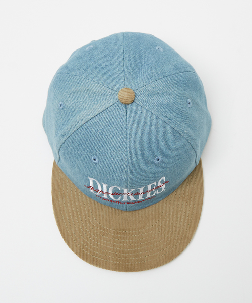 Dickies（ディッキーズ）の「【DICKIES/ディッキーズ】EX 6PANEL DENIM BB CAP ６パネルデニムキャップ（キャップ・メンズ・インディゴブルー/ホワイト/ブルー/ブラック・フリー）」の10枚目の写真