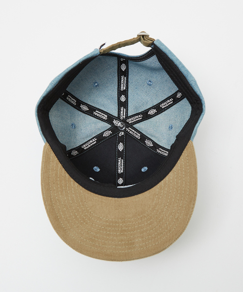 Dickies（ディッキーズ）の「【DICKIES/ディッキーズ】EX 6PANEL DENIM BB CAP ６パネルデニムキャップ（キャップ・メンズ・インディゴブルー/ホワイト/ブルー/ブラック・フリー）」の12枚目の写真