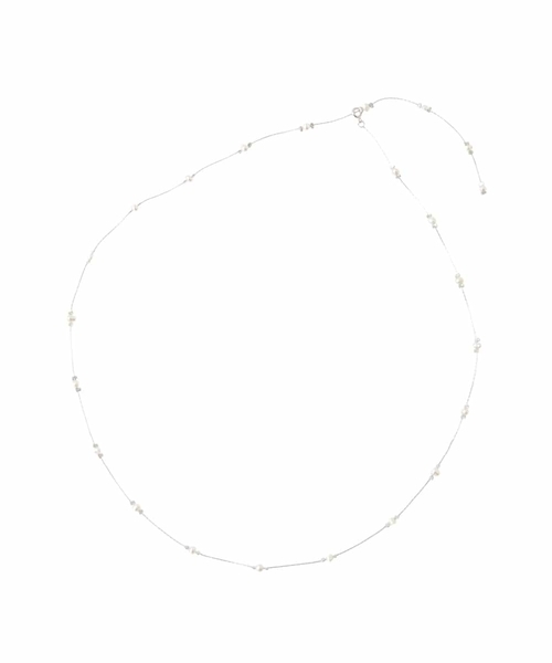 MK MICHEL KLEIN（エムケーミッシェルクラン）の「プチ淡水デザインネックレス（ネックレス・レディース・ゴールド/シルバー・38）」の4枚目の写真