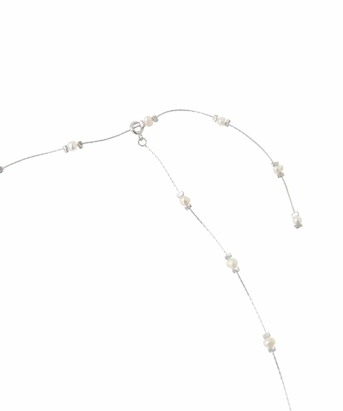 MK MICHEL KLEIN（エムケーミッシェルクラン）の「プチ淡水デザインネックレス（ネックレス・レディース・ゴールド/シルバー・38）」の6枚目の写真