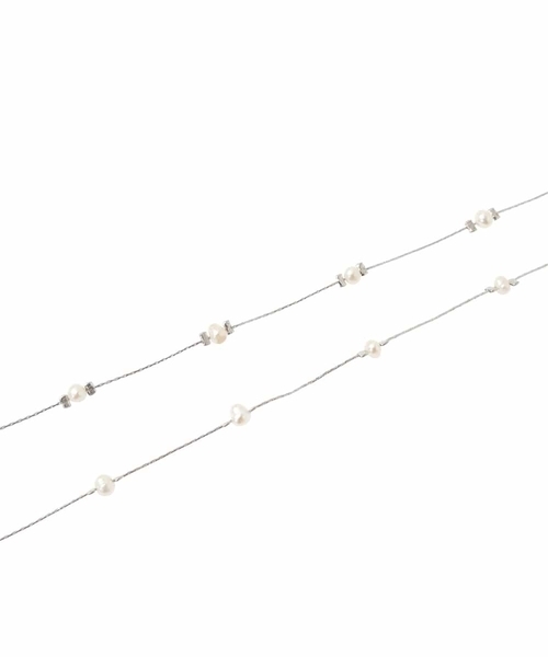 MK MICHEL KLEIN（エムケーミッシェルクラン）の「プチ淡水デザインネックレス（ネックレス・レディース・ゴールド/シルバー・38）」の7枚目の写真