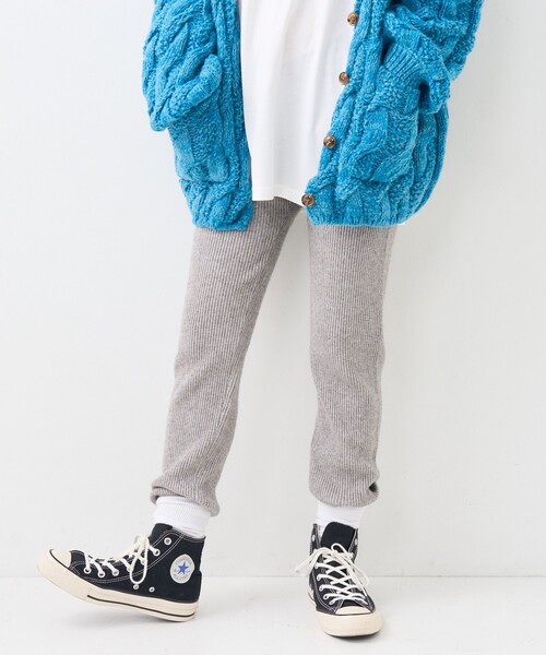 FREAK'S STORE(フリークスストア)の「リブ ニットジョガーパンツ(その他パンツ・レディース・ライトグレー/ブラック/オフホワイト・フリ-)」の19枚目の写真