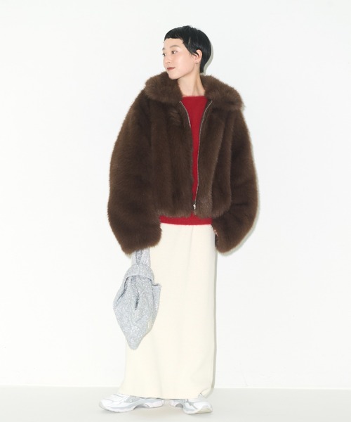 emmi（エミ）の「センタージップエコファーコート（その他