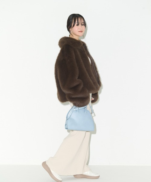 emmi（エミ）の「センタージップエコファーコート（その他アウター