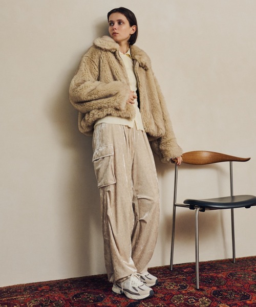 emmi atelier　センタージップエコファーコート emmi（エミ）の「センタージップエコファーコート（その他