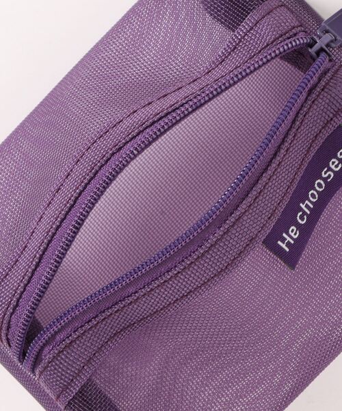 セール】【 Sowel. / ソエル 】 ミニマム カラー 立体 メッシュ ポーチ