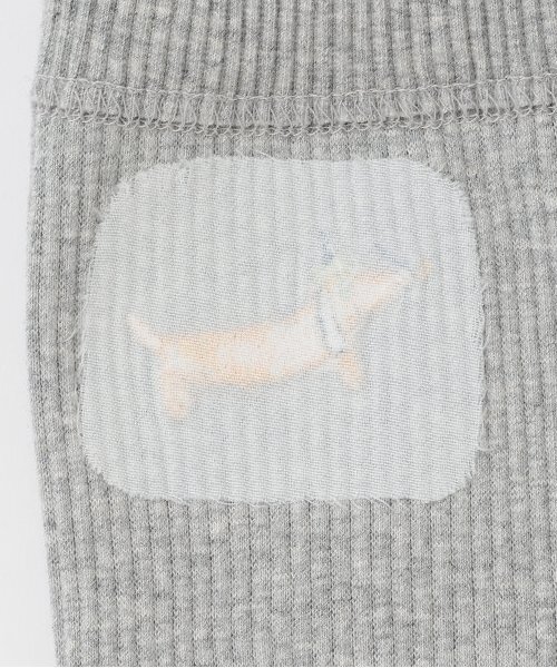 Love&Peace&Money(ラブアンドピースアンドマネー)の「【人気商品再入荷】【直営店で取り扱い無し】dog刺しゅうテレコレギンス(レギンス/スパッツ・キッズ・ネイビー/グレー/キナリ・80cm/90cm/110cm/100cm/120cm/130cm)」の7枚目の写真