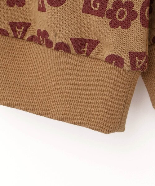 p.premier（ピードットプルミエ）の「イロチ買いしたい総柄トレーナー（スウェット・キッズ・ベージュ/イエロー/ベビーピンク/クリーム/グレー・80/90/100/110/120/130/140）」の14枚目の写真