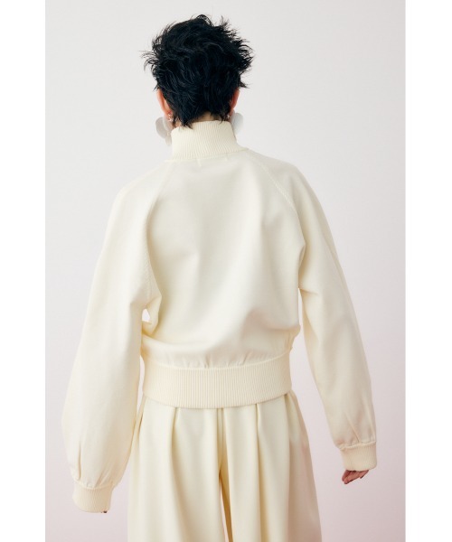 HeRIN.CYE（ヘリンドットサイ）の「Half zip knit pullover　　ハーフジップニットプルオーバー（ニット/セーター・レディース・ホワイト/ライトグリーン/ネイビー・FREE）」の18枚目の写真