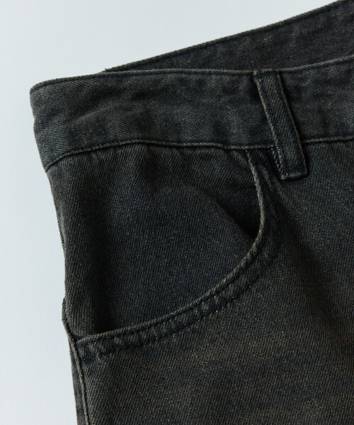 FREAK'S STORE(フリークスストア)の「限定展開 MR HEARTS/ミスターハーツ VINTAGE WASH FLARE DENIM(デニムパンツ・メンズ・ブラック/サックスブルー/ネイビー・SMALL/MEDIUM/LARGE)」の9枚目の写真