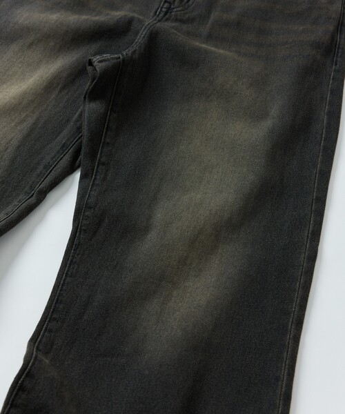 FREAK'S STORE(フリークスストア)の「限定展開 MR HEARTS/ミスターハーツ VINTAGE WASH FLARE DENIM(デニムパンツ・メンズ・ブラック/サックスブルー/ネイビー・SMALL/MEDIUM/LARGE)」の11枚目の写真