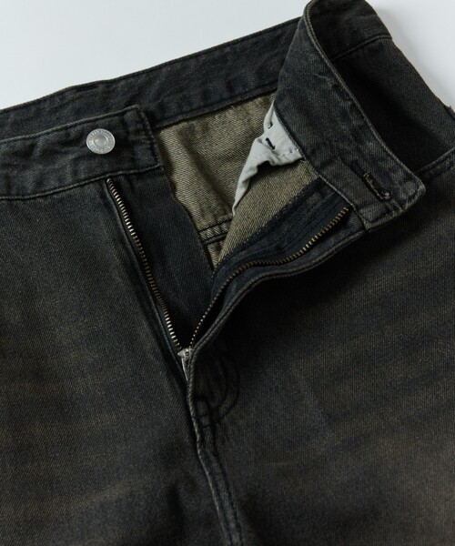 FREAK'S STORE(フリークスストア)の「限定展開 MR HEARTS/ミスターハーツ VINTAGE WASH FLARE DENIM(デニムパンツ・メンズ・ブラック/サックスブルー/ネイビー・SMALL/MEDIUM/LARGE)」の14枚目の写真