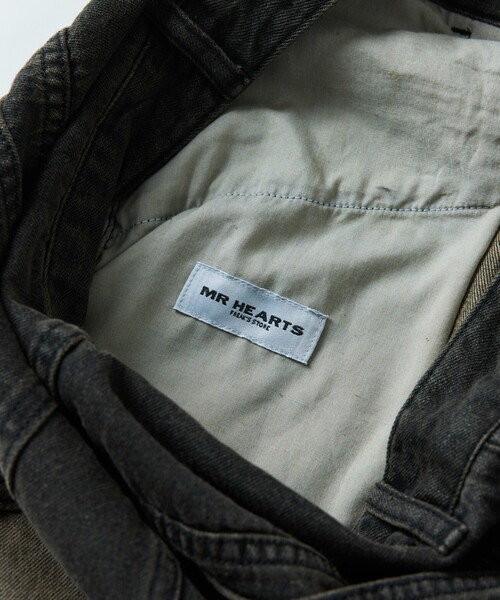 FREAK'S STORE(フリークスストア)の「限定展開 MR HEARTS/ミスターハーツ VINTAGE WASH FLARE DENIM(デニムパンツ・メンズ・ブラック/サックスブルー/ネイビー・SMALL/MEDIUM/LARGE)」の18枚目の写真