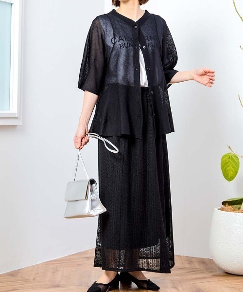 aunt lily(アントリリー)の「ロゴプリントノースリーブプルオーバー(タンクトップ・レディース・ホワイト/ブラウン・M~L)」の10枚目の写真
