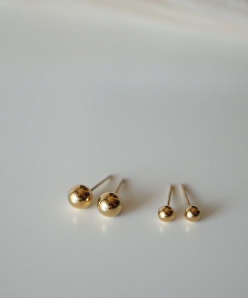 CERCA(チェルカ)の「saran jewelry/シンプル アレルギー対応ピアス(ピアス(両耳用)・レディース・ゴールド/シルバー・#4/#6)」の1枚目の写真