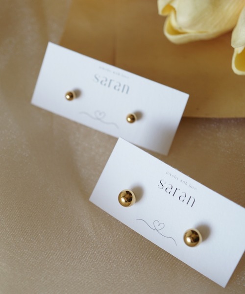 CERCA(チェルカ)の「saran jewelry/シンプル アレルギー対応ピアス(ピアス(両耳用)・レディース・ゴールド/シルバー・#4/#6)」の8枚目の写真