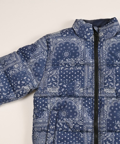 BIG FIELD（ビッグフィールド）の「総柄スタンドカラーブルゾン（ブルゾン・キッズ・ネイビー/パープル/ブラウン/ブラック・80/90/95/100/110/120/130/140/150）」の20枚目の写真