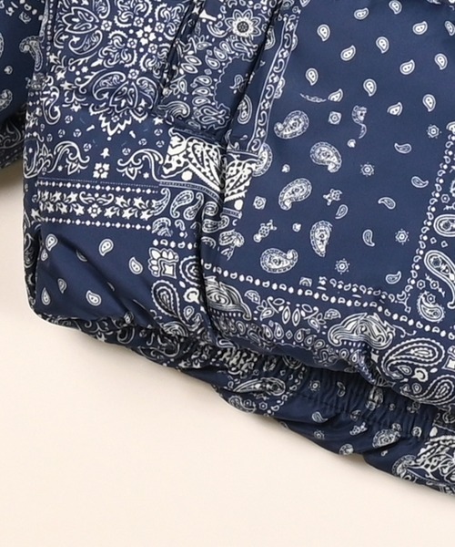 BIG FIELD（ビッグフィールド）の「総柄スタンドカラーブルゾン（ブルゾン・キッズ・ネイビー/パープル/ブラウン/ブラック・80/90/95/100/110/120/130/140/150）」の22枚目の写真