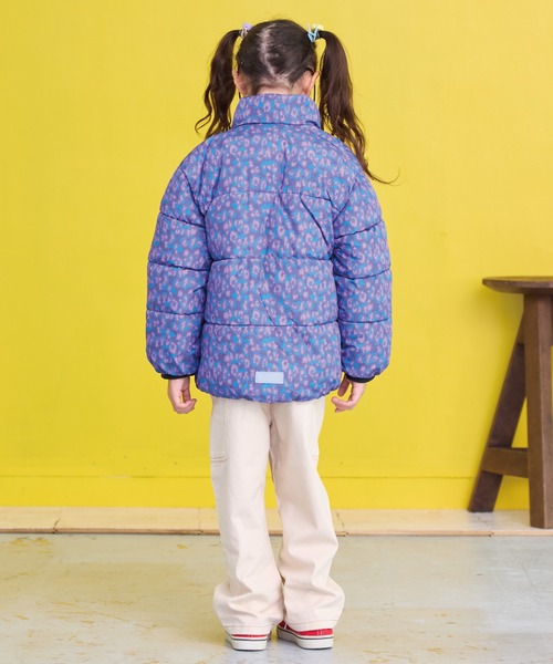 BIG FIELD（ビッグフィールド）の「総柄スタンドカラーブルゾン（ブルゾン・キッズ・ネイビー/パープル/ブラウン/ブラック・80/90/95/100/110/120/130/140/150）」の17枚目の写真