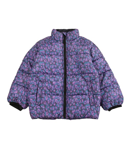 BIG FIELD（ビッグフィールド）の「総柄スタンドカラーブルゾン（ブルゾン・キッズ・ネイビー/パープル/ブラウン/ブラック・80/90/95/100/110/120/130/140/150）」の10枚目の写真