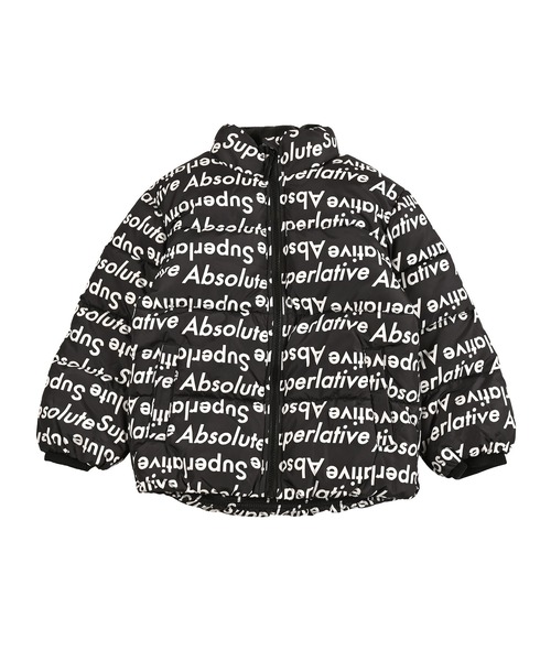 BIG FIELD（ビッグフィールド）の「総柄スタンドカラーブルゾン（ブルゾン・キッズ・ネイビー/パープル/ブラウン/ブラック・80/90/95/100/110/120/130/140/150）」の5枚目の写真