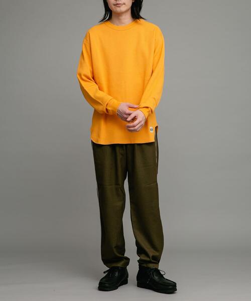 ARMY TWILL(アーミーツイル)の「ARMY TWILL Honeycomb Long-Sleeve T-shirts(Tシャツ/カットソー・メンズ・イエロー/ブルー/ホワイト系その他/チャコールグレー・MEDIUM/LARGE)」の19枚目の写真