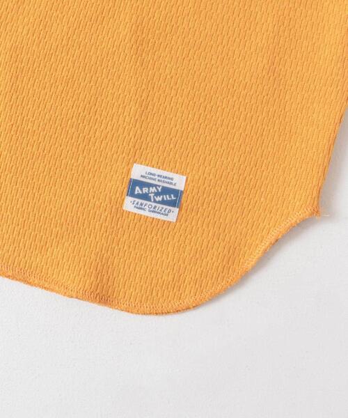 ARMY TWILL(アーミーツイル)の「ARMY TWILL Honeycomb Long-Sleeve T-shirts(Tシャツ/カットソー・メンズ・イエロー/ブルー/ホワイト系その他/チャコールグレー・MEDIUM/LARGE)」の21枚目の写真