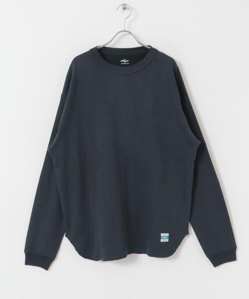 ARMY TWILL(アーミーツイル)の「ARMY TWILL Honeycomb Long-Sleeve T-shirts(Tシャツ/カットソー・メンズ・イエロー/ブルー/ホワイト系その他/チャコールグレー・MEDIUM/LARGE)」の22枚目の写真