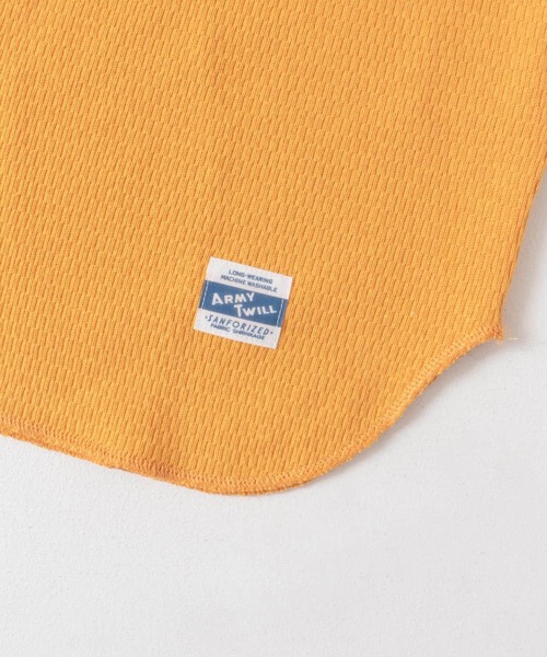 ARMY TWILL(アーミーツイル)の「ARMY TWILL Honeycomb Long-Sleeve T-shirts(Tシャツ/カットソー・メンズ・イエロー/ブルー/ホワイト系その他/チャコールグレー・MEDIUM/LARGE)」の17枚目の写真