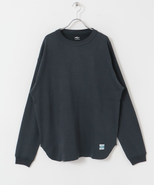 ARMY TWILL(アーミーツイル)の「ARMY TWILL Honeycomb Long-Sleeve T-shirts(Tシャツ/カットソー・メンズ・イエロー/ブルー/ホワイト系その他/チャコールグレー・MEDIUM/LARGE)」の12枚目の写真