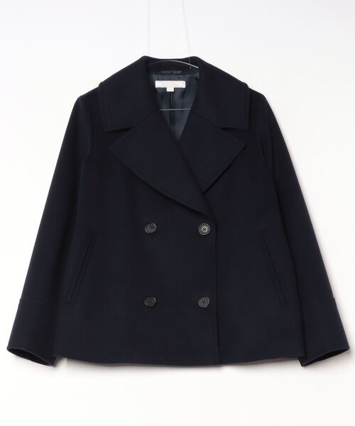 BROOKS BROTHERS(ブルックスブラザーズ)の「ウール 4ボタン ショートコート(ピーコート・レディース・ネイビー・2/0)」の4枚目の写真
