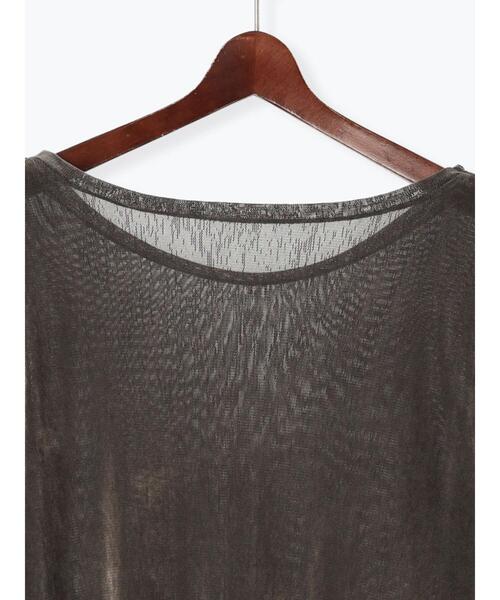 Te chichi（テチチ）の「前後2WAYシアーフロッキープルオーバー（Tシャツ/カットソー・レディース・グレー/オフホワイト/ブラック・F）」の19枚目の写真