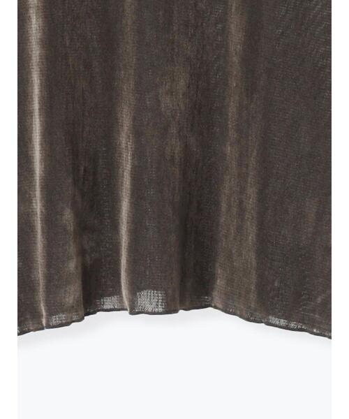 Te chichi（テチチ）の「前後2WAYシアーフロッキープルオーバー（Tシャツ/カットソー・レディース・グレー/オフホワイト/ブラック・F）」の17枚目の写真