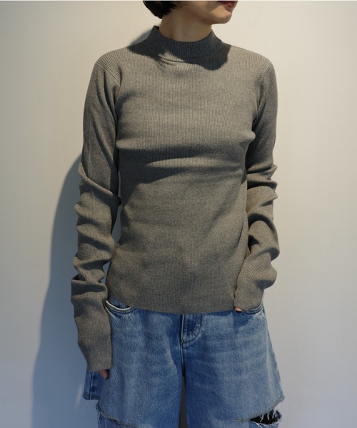 CLANE（クラネ）の「CLANE H/N RIB KNIT TOPS（ニット/セーター
