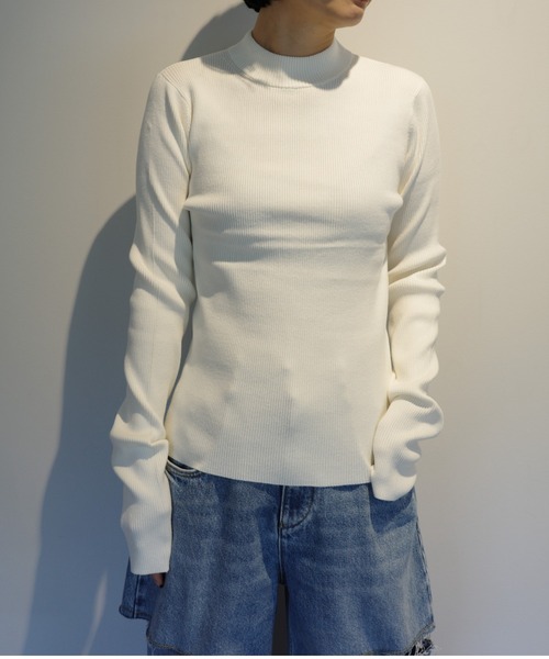 CLANE（クラネ）の「CLANE H/N RIB KNIT TOPS（ニット/セーター）」 - WEAR