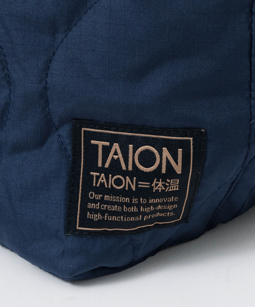 TAION（タイオン）の「追加【TAION / タイオン】ミリタリーダウンヘルメットバッグ / キルティング / 2WAY / ユニセックス（トートバッグ・レディース・ダークネイビー/ブラック/カーキ・フリー）」の21枚目の写真